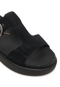 Clarks Klapki Aristella West 26185813 Czarny. Kolor: czarny. Materiał: skóra, zamsz #5