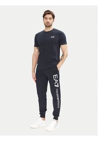 EA7 Emporio Armani Spodnie dresowe 7M000571 AF13512 MB149 Granatowy Regular Fit. Kolor: niebieski. Materiał: bawełna #3