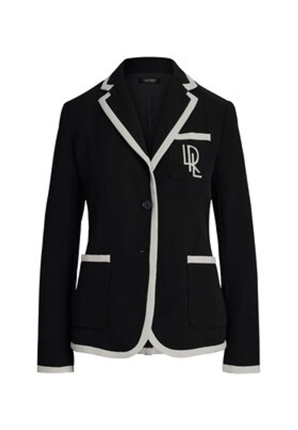 Lauren Ralph Lauren - LAUREN RALPH LAUREN Marynarka 200936101002 Czarny Straight Fit. Kolor: czarny. Materiał: syntetyk