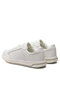Calvin Klein Sneakersy Low Top Lace Up Lth Perf Mono HM0HM01428 Biały. Kolor: biały