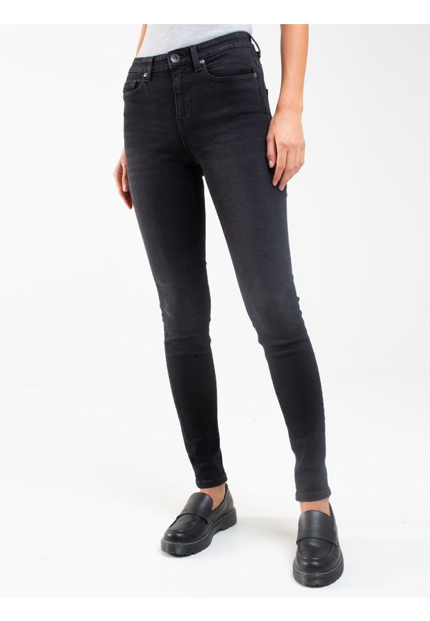 Big-Star - Spodnie jeans damskie ciemnoszare Ariana 896. Kolor: szary. Styl: klasyczny