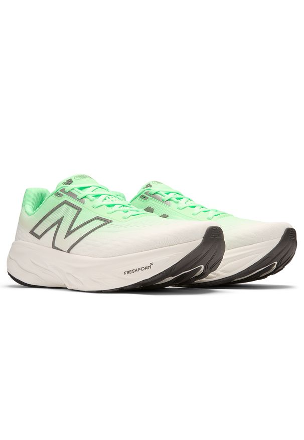 Buty damskie New Balance Fresh Foam 1080 v14 W1080F14 – zielone. Okazja: na co dzień. Kolor: zielony. Materiał: żakard, guma. Szerokość cholewki: normalna. Sport: bieganie, fitness