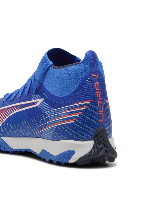 Puma - Buty piłkarskie unisex ULTRA 6 MATCH+ TT PUMA Ultra Blue White Glowing Red. Kolor: czerwony, niebieski, wielokolorowy, biały. Szerokość cholewki: normalna. Sport: piłka nożna