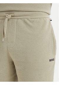 BOSS Szorty sportowe Waffle 50535884 Zielony jasny Regular Fit. Kolor: zielony. Materiał: bawełna. Styl: sportowy #2