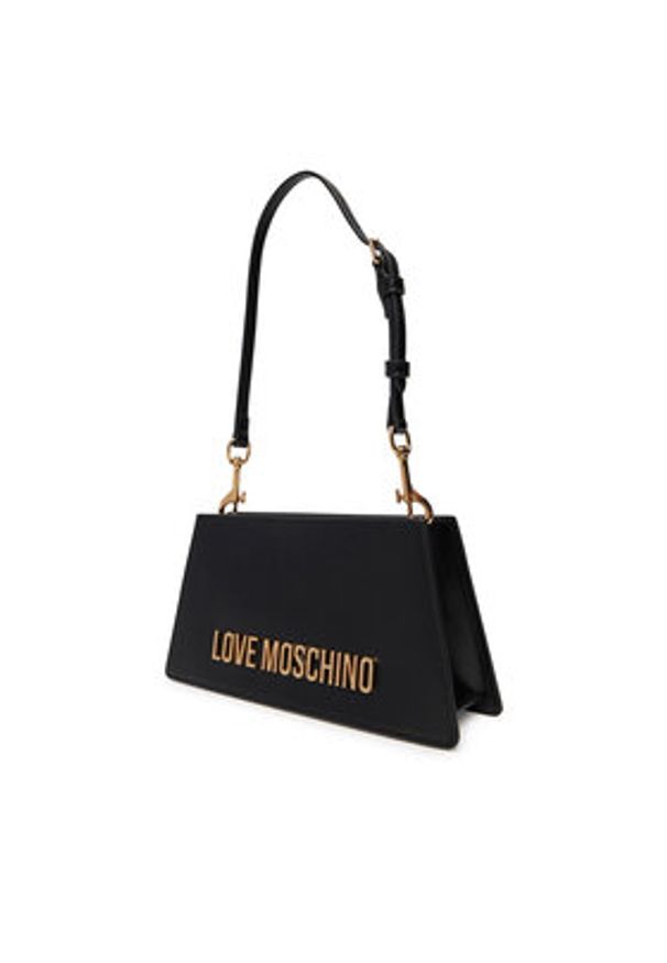 Love Moschino - LOVE MOSCHINO Torebka JC4095PP1NLL0000 Czarny. Kolor: czarny. Materiał: skórzane