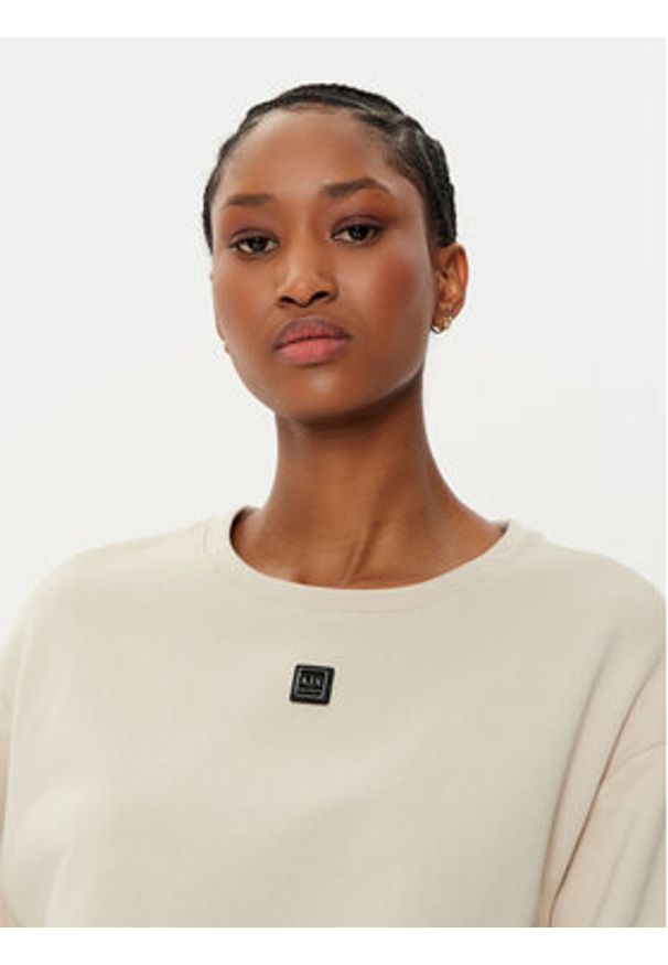 Armani Exchange Bluza XW000086 AF10172 U1095 Beżowy Regular Fit. Kolor: beżowy. Materiał: syntetyk