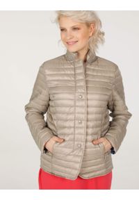 Unisono - KURTKA PIKOWANA 76-6629 BEIGE. Materiał: poliamid, nylon #1