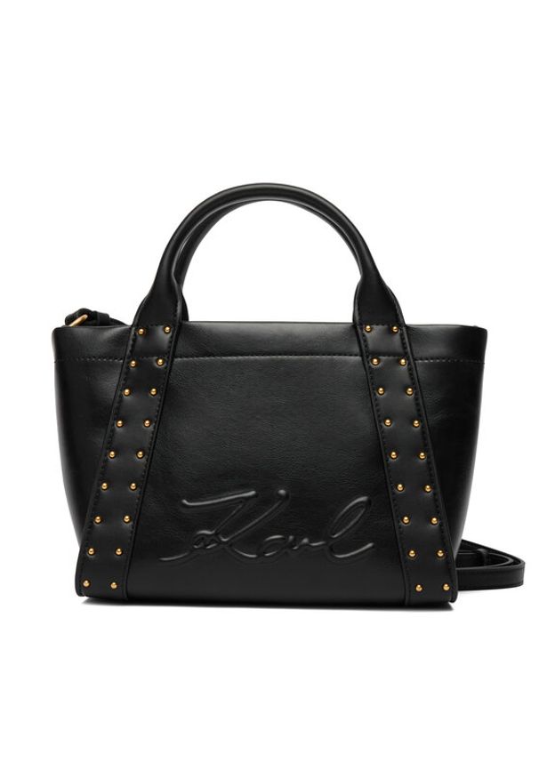 Karl Lagerfeld - KARL LAGERFELD Torebka B1W30262 Czarny. Kolor: czarny. Materiał: skórzane