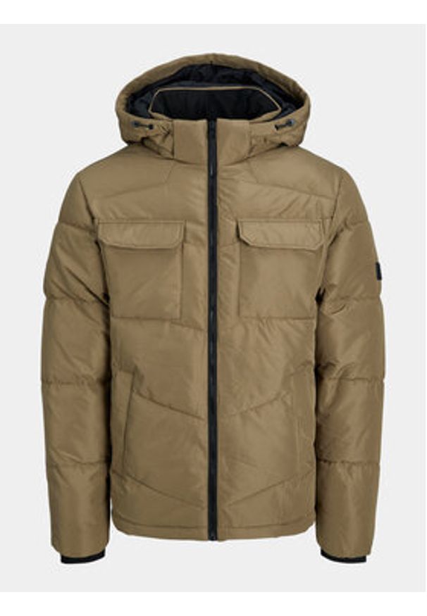 Jack & Jones - Jack&Jones Kurtka zimowa 12236044 Brązowy Regular Fit. Kolor: brązowy. Materiał: syntetyk. Sezon: zima