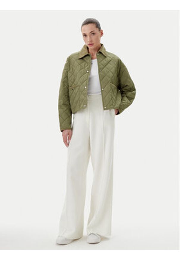 Marc O'Polo Kurtka przejściowa 502 0916 70287 Zielony Regular Fit. Typ kołnierza: polo. Kolor: zielony. Materiał: syntetyk