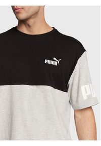 Puma T-Shirt Power 84980104 Szary Relaxed Fit. Kolor: szary. Materiał: bawełna #5
