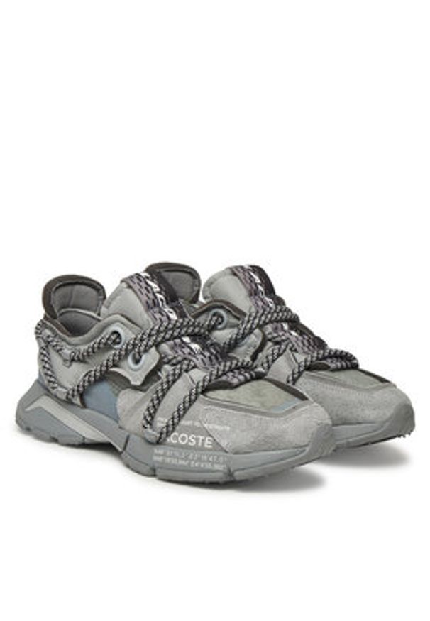 Lacoste Sneakersy 7-49SMA0012 Szary. Kolor: szary. Materiał: skóra