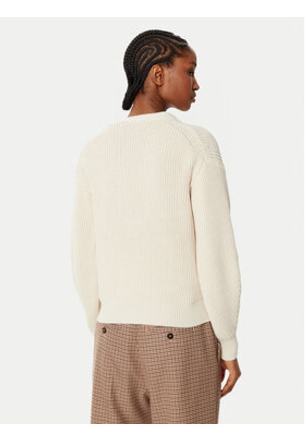 Weekend Max Mara Kardigan Nirvana 2515341051 Écru Regular Fit. Materiał: bawełna