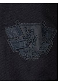 TOMMY HILFIGER - Tommy Hilfiger Kurtka przejściowa Leather Varsity Jacket MW0MW39248 Granatowy Regular Fit. Kolor: niebieski. Materiał: syntetyk #3