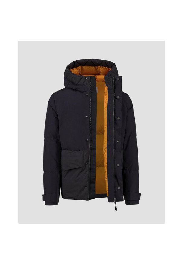 Kurtka męska Dolomite KARAKORUM2 BLACK. Kolor: czarny. Materiał: puch. Sport: turystyka piesza