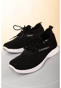 Casu - czarne buty sportowe sznurowane casu 204/7b. Kolor: czarny #1