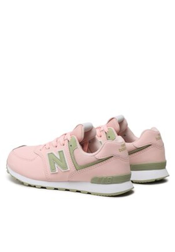 New Balance Sneakersy GC574CT1 Różowy. Kolor: różowy. Materiał: skóra. Model: New Balance 574