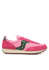 Saucony Sneakersy Trainer 80 S70884 6 Różowy. Kolor: różowy. Materiał: materiał #1