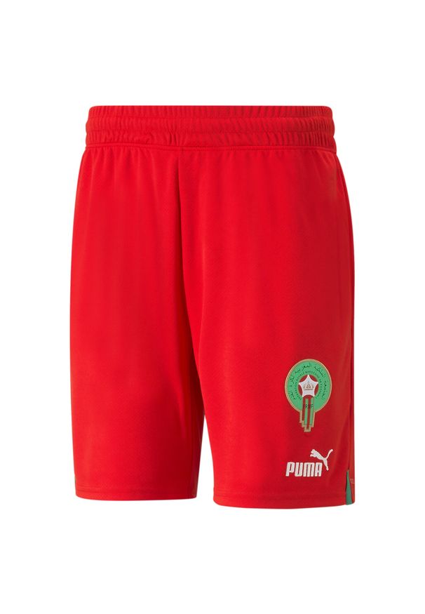 Puma - Maroko 22/23 Replika Szorty Męskie PUMA Red Power Green. Kolor: czerwony, wielokolorowy, zielony