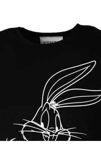 Iceberg T-Shirt "Bugs & Daffy" | F012639A | Mężczyzna | Czarny. Okazja: na co dzień. Kolor: czarny. Materiał: elastan, bawełna. Wzór: nadruk. Styl: casual, klasyczny, elegancki