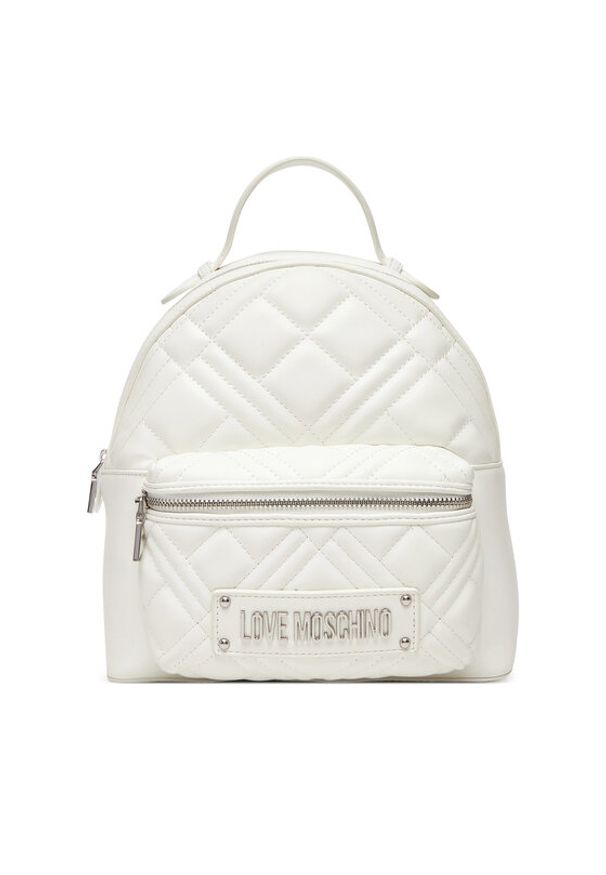 Love Moschino - LOVE MOSCHINO Plecak JC4148PP0MLA0100 Biały. Kolor: biały. Materiał: skóra