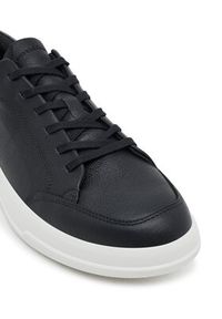 ecco - ECCO Sneakersy 22380361377 Czarny. Kolor: czarny. Materiał: skóra