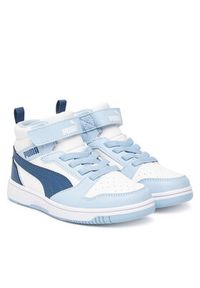 Puma Sneakersy Rebound V6 Mid Ac+ Ps 393832 32 Biały. Kolor: biały. Materiał: skóra #5