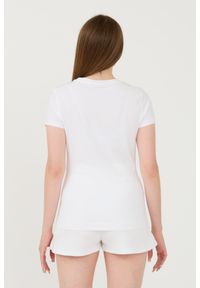 Guess - GUESS Biały t-shirt Script. Kolor: biały