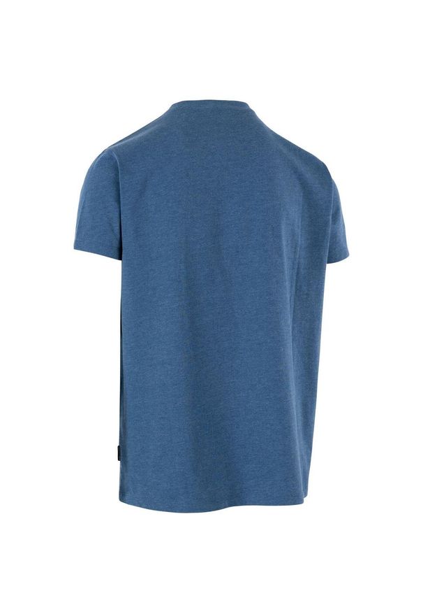 TRESPASS - T-shirt Męski Z Nadrukiem Chulli. Kolor: niebieski. Wzór: nadruk