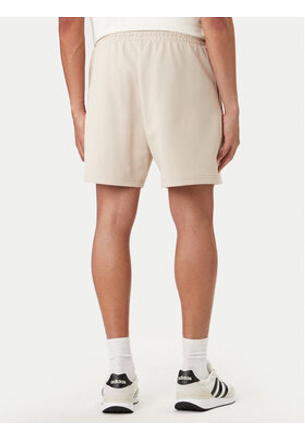 Adidas - adidas Szorty sportowe Future Icons Small Logo KD7659 Beżowy Regular Fit. Kolor: beżowy. Materiał: bawełna. Styl: sportowy