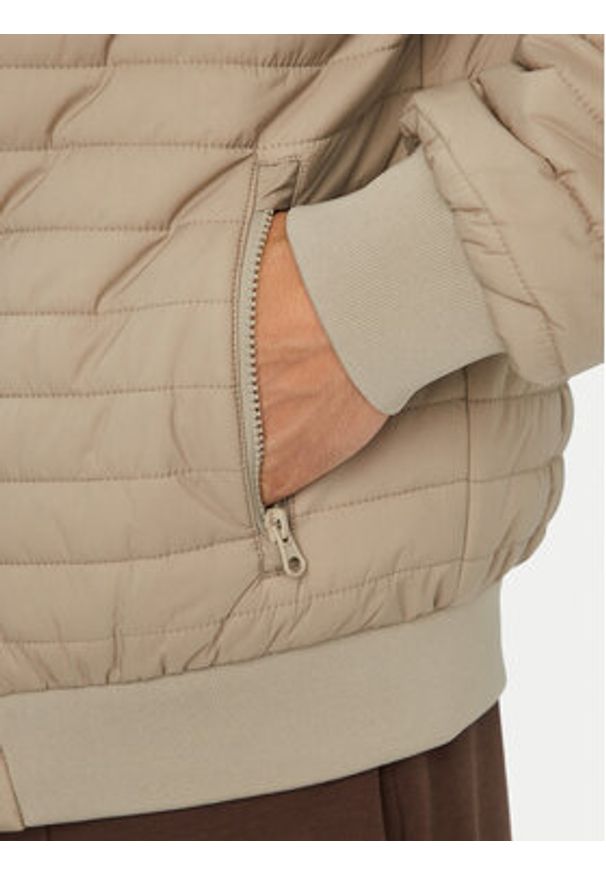 Guess Kurtka bomber Z6YL08 W3514 Beżowy Regular Fit. Kolor: beżowy. Materiał: syntetyk