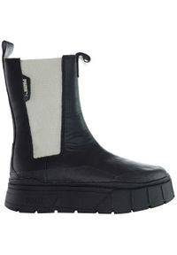 Buty damskie botki sportowe Puma MAYZE STACK CHELSEA. Kolor: czarny, wielokolorowy, beżowy. Styl: sportowy