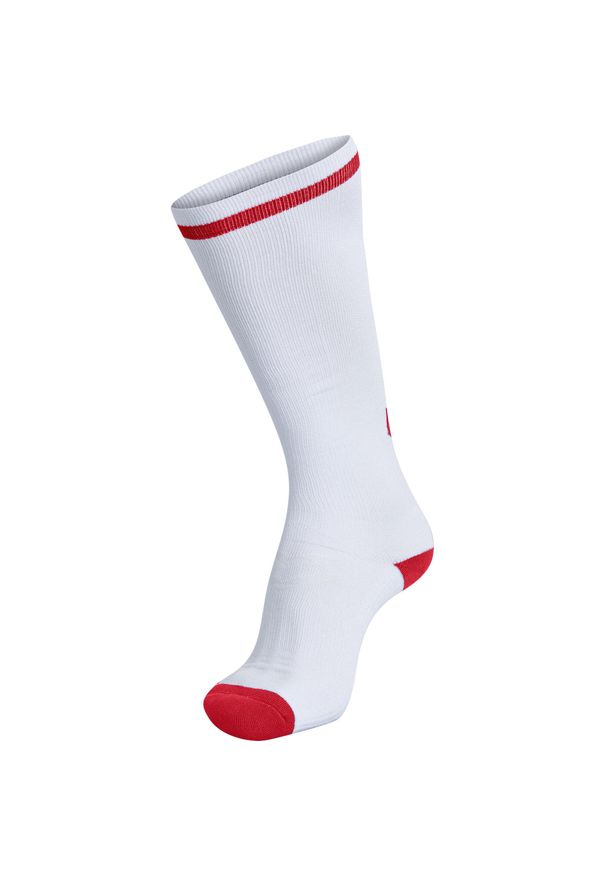Skarpety sportowe dla dorosłych Hummel Elite Indoor Sock High. Kolor: biały, czerwony, wielokolorowy