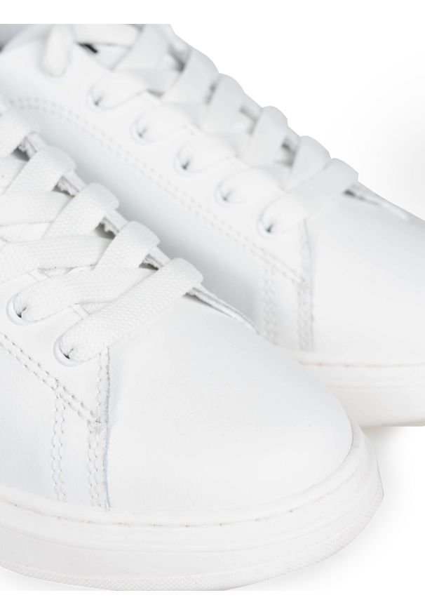 MSGM Sneakersy | 2842MDS1708 | Kobieta | Biały. Kolor: biały. Materiał: skóra. Wzór: nadruk