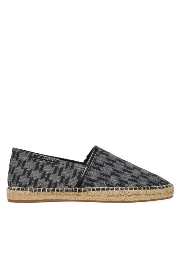 Karl Lagerfeld - KARL LAGERFELD Espadryle KL70125 Czarny. Kolor: czarny. Materiał: materiał