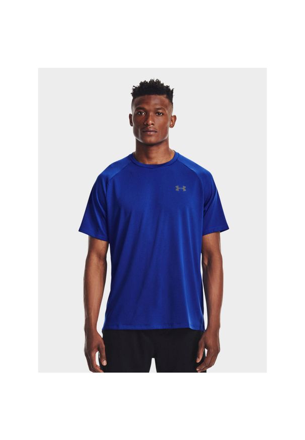 Koszulka fitness męska Under Armour Tech 2.0 SS Tee. Kolor: niebieski. Długość rękawa: krótki rękaw. Długość: krótkie. Sport: fitness