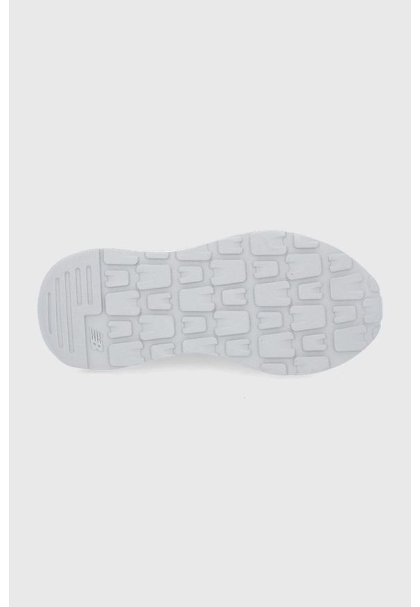 New Balance Buty kolor kremowy na płaskiej podeszwie. Nosek buta: okrągły. Zapięcie: sznurówki. Kolor: beżowy. Materiał: guma. Obcas: na płaskiej podeszwie