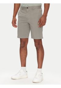 BOSS Szorty materiałowe 50536884 Beżowy Slim Fit. Kolor: beżowy. Materiał: bawełna #1