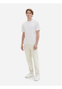 Tom Tailor Komplet 2 t-shirtów 1037741 Biały Regular Fit. Kolor: biały. Materiał: bawełna #6