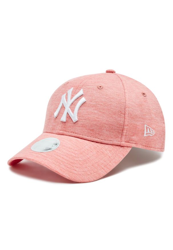 Czapka z daszkiem New Era. Kolor: różowy. Materiał: jersey