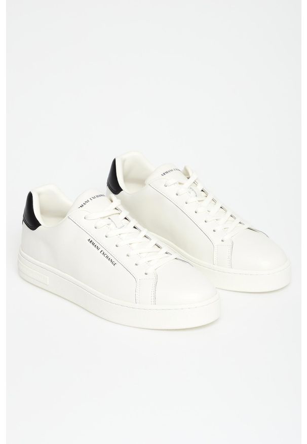 Armani Exchange - Sneakersy męskie skórzane ARMANI EXCHANGE. Materiał: skóra