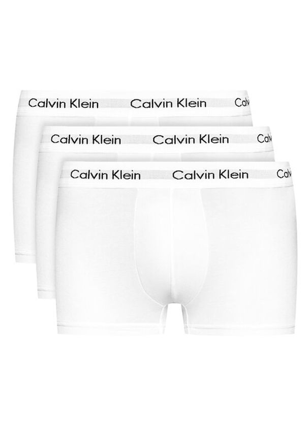 Calvin Klein Underwear Komplet 3 par bokserek 0000U2664G Biały. Kolor: biały. Materiał: bawełna