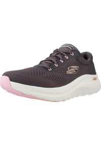 skechers - Buty SKECHERS ARCH FIT 2.0 Szary. Zapięcie: sznurówki. Kolor: szary. Materiał: materiał, syntetyk, tkanina. Szerokość cholewki: normalna. Model: Skechers Sport. Sport: turystyka piesza
