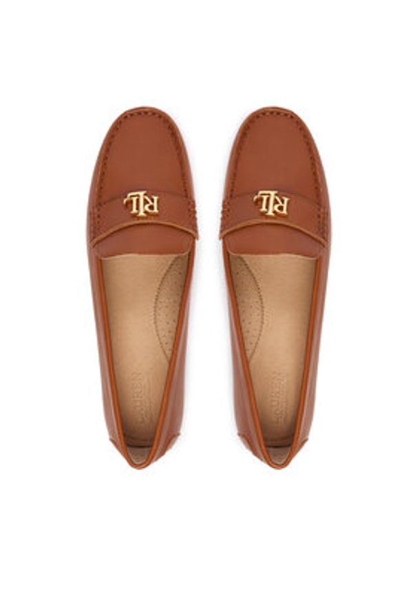Lauren Ralph Lauren - LAUREN RALPH LAUREN Mokasyny 802P09040002 Brązowy. Kolor: brązowy. Materiał: skóra