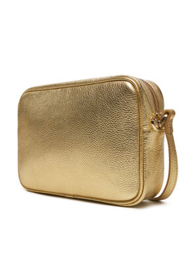 Patrizia Pepe Torebka 8B8985/L138-Y254 Złoty. Kolor: złoty. Materiał: skórzane