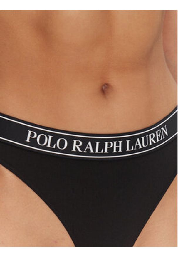 Polo Ralph Lauren Stringi 4P0483 Czarny. Kolor: czarny. Materiał: syntetyk, bawełna