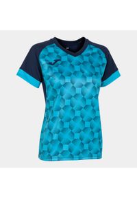 Koszulka do piłki nożnej damska Joma Supernova III. Kolor: niebieski, wielokolorowy, różowy. Sport: piłka nożna #1