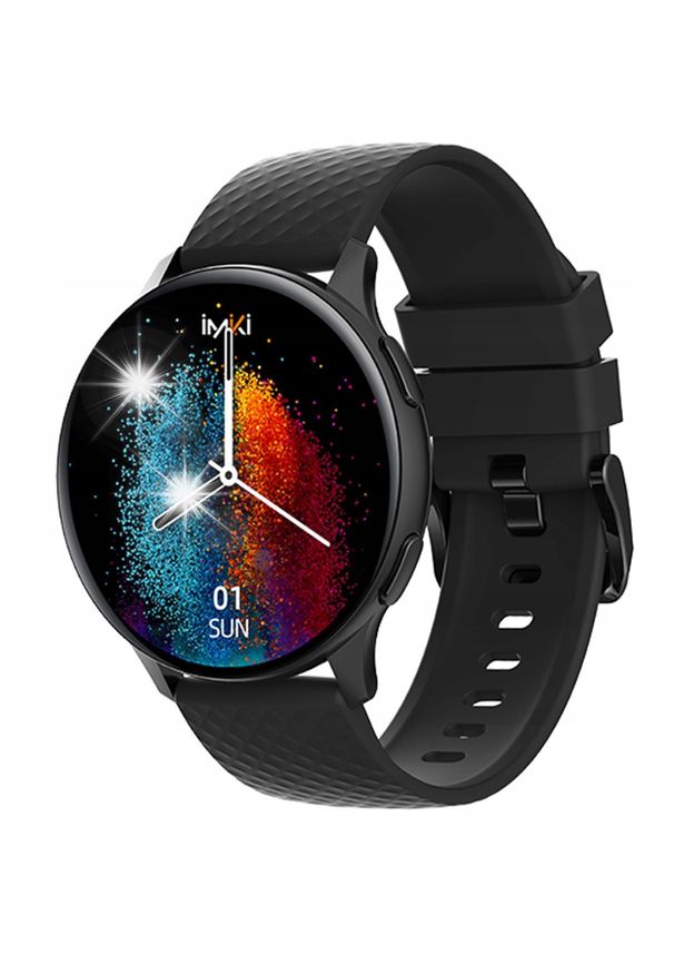Smartwatch Imilab Smartwatch zegarek sportowy IMIKI KW66 PRO do biegania CZARNY. Rodzaj zegarka: smartwatch. Kolor: czarny. Styl: sportowy