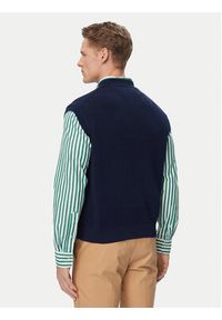 TOMMY HILFIGER - Tommy Hilfiger Sweter MW0MW43244 Granatowy Regular Fit. Kolor: niebieski. Materiał: bawełna #3