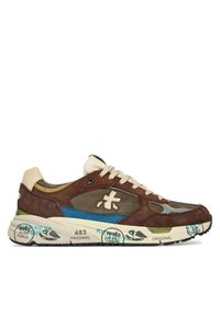 Premiata Sneakersy Mase25 Var 8026 Bordowy. Kolor: czerwony. Materiał: skóra, zamsz #1